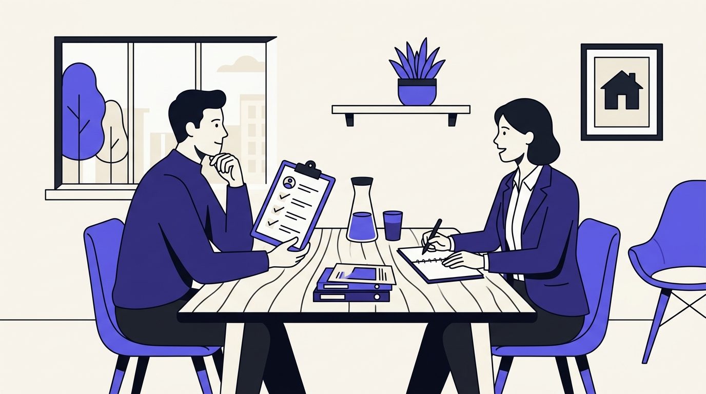 Check-list des questions à poser à un agent immobilier avant de signer un mandat de vente